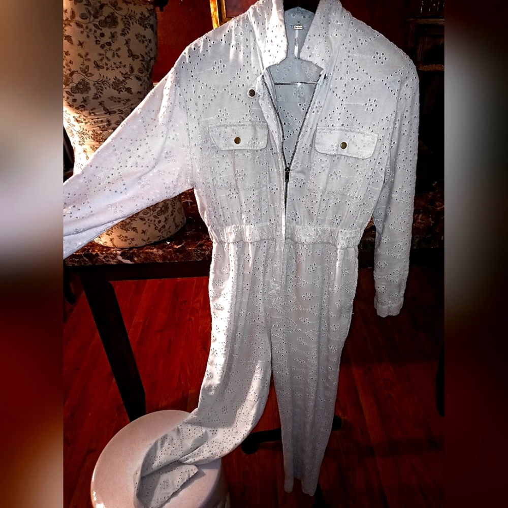 Free People Boho Jumpsuit -Creamy Biege